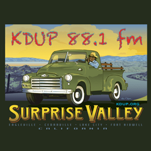 Höre KDUP - Surprise Valley 88.1 FM in der App.