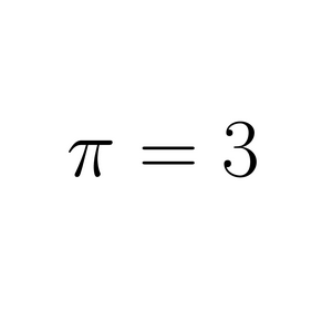 Höre Pi ist genau 3 in der App.