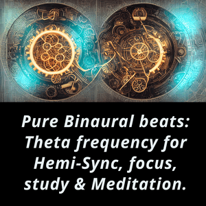 Höre Pure Binaural Beats: Theta Frequency for Hemi-Sync, focus, study and meditation. By: Nature's Frequency FM | Binaural ASMR in der App.