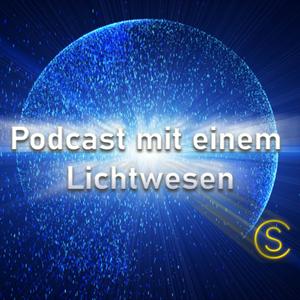 Höre Raum für Bewusstsein - Podcast mit einem Lichtwesen in der App.